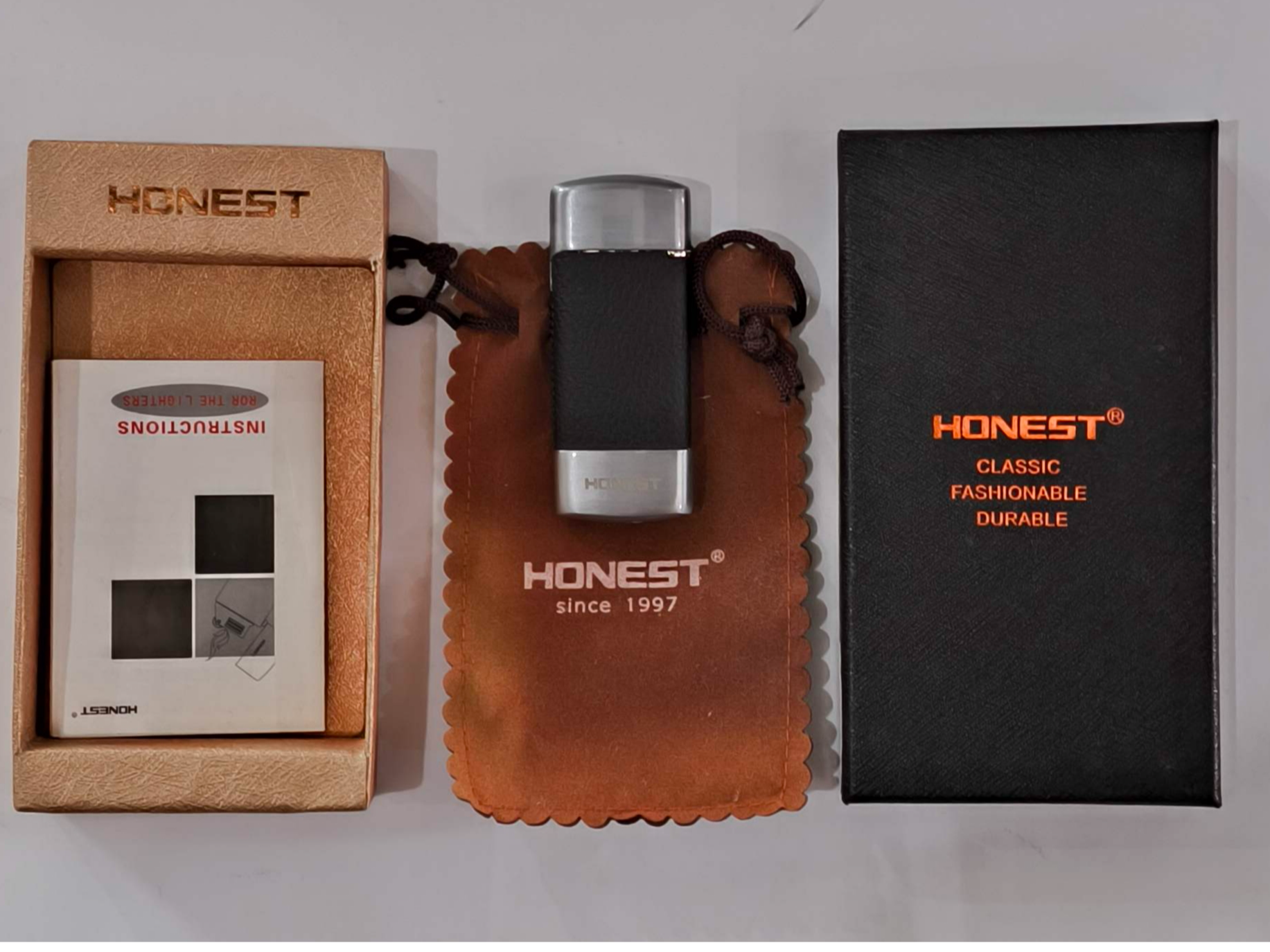 Encendedor honest + estuche