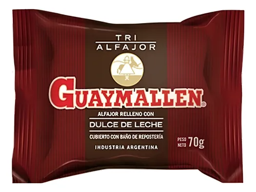 alfajor triple guaymallen negro