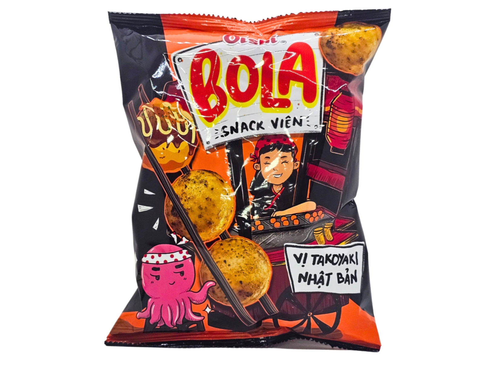 Snack crocante takoyaki (bolitas de pulpo) 32gr