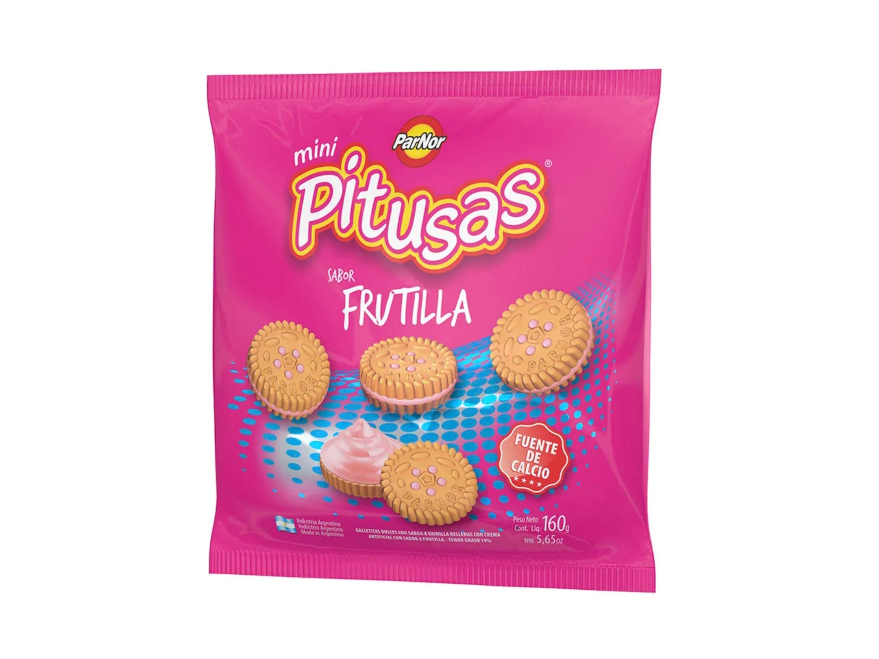 Galletitas pitusas 160gr varios gustos