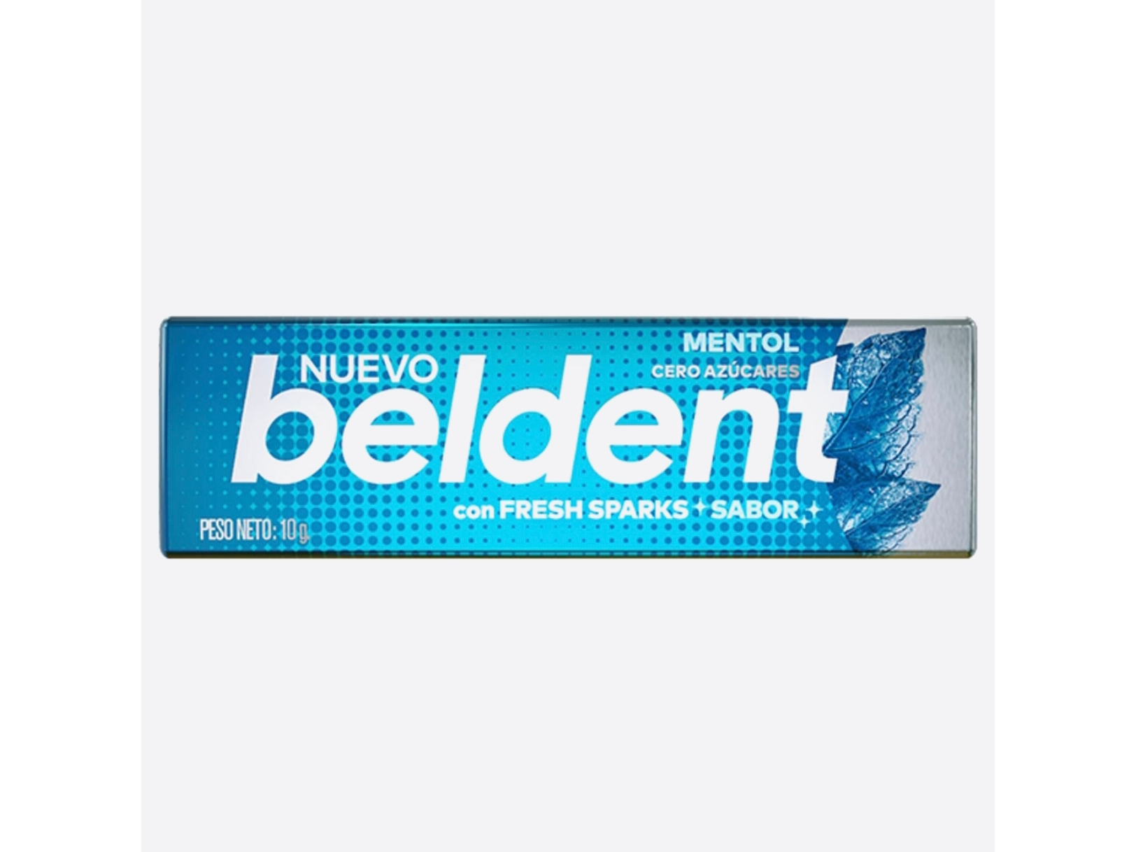 chicle beldent mentol 10gr