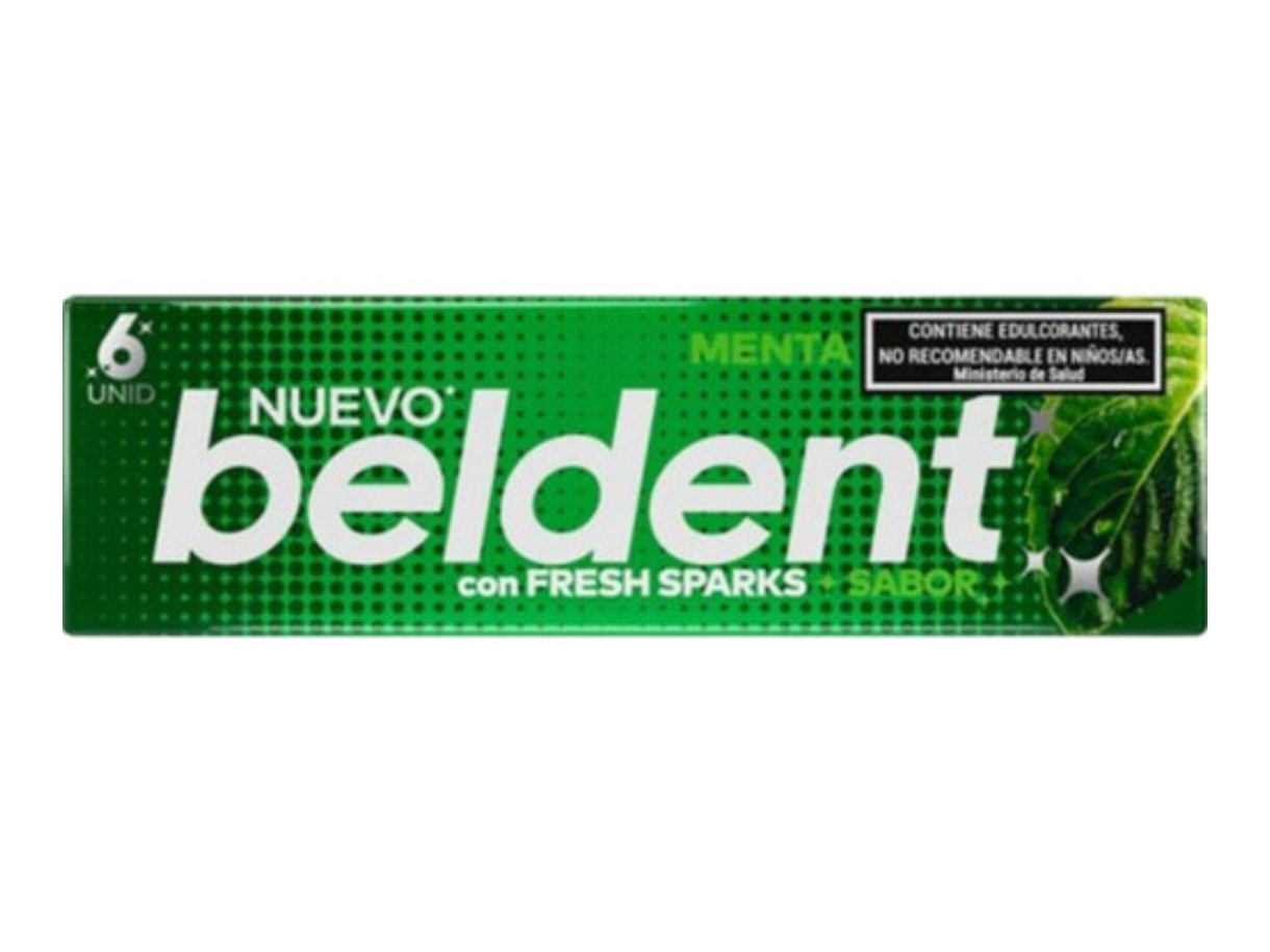 Chicle Beldent menta 10gr