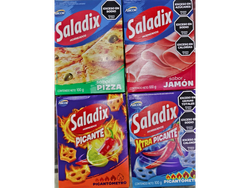 Galletitas saladix caja 100gr varios gustos