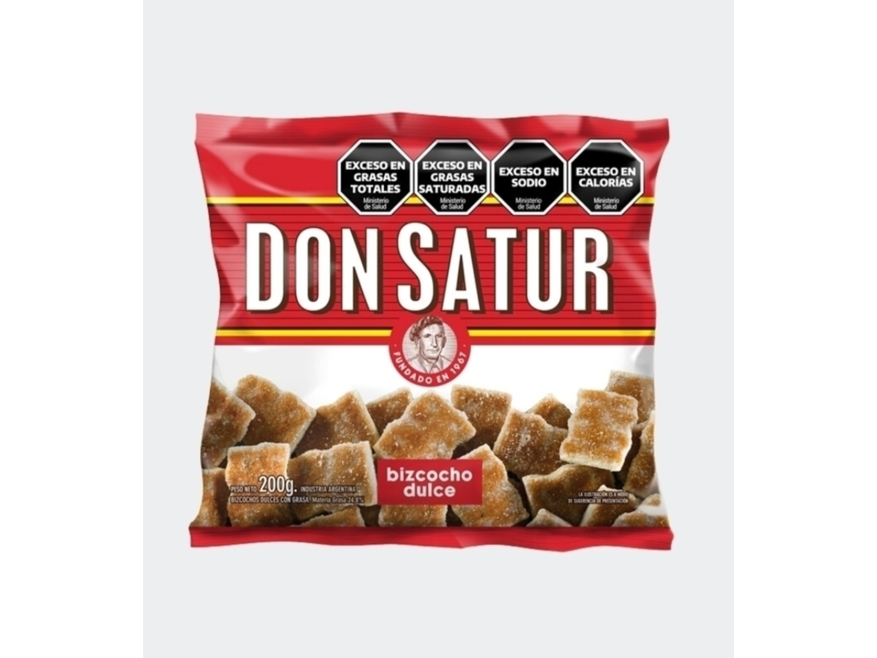 Bizcochitos don satur dulce 200gr