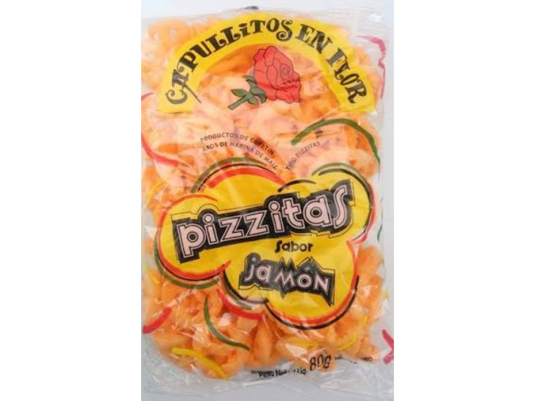 Capullitos en flor 80gr pizzitas de jamón
