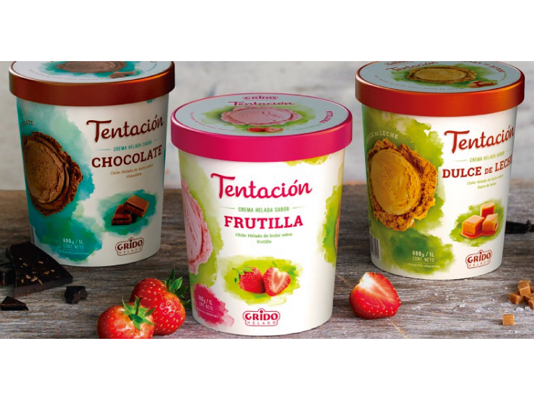 Sabores de tentaciones de Grido los ceibos