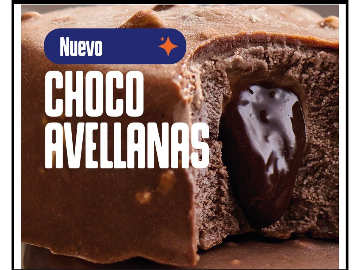 Alfajor choco avellanas