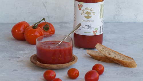 Puré de tomate orgánico