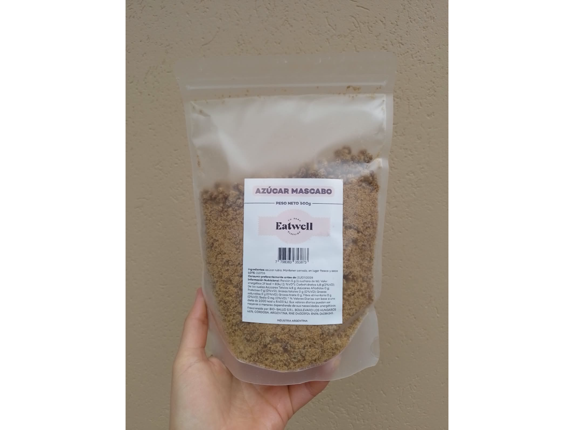Azúcar mascabo doy pack 500 gr.