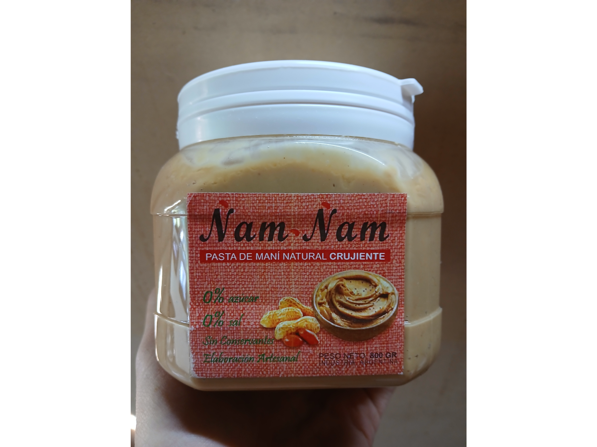 Pasta de Maní Crujiente