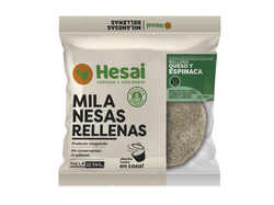 Milanesa Rellena de Queso y Espinaca