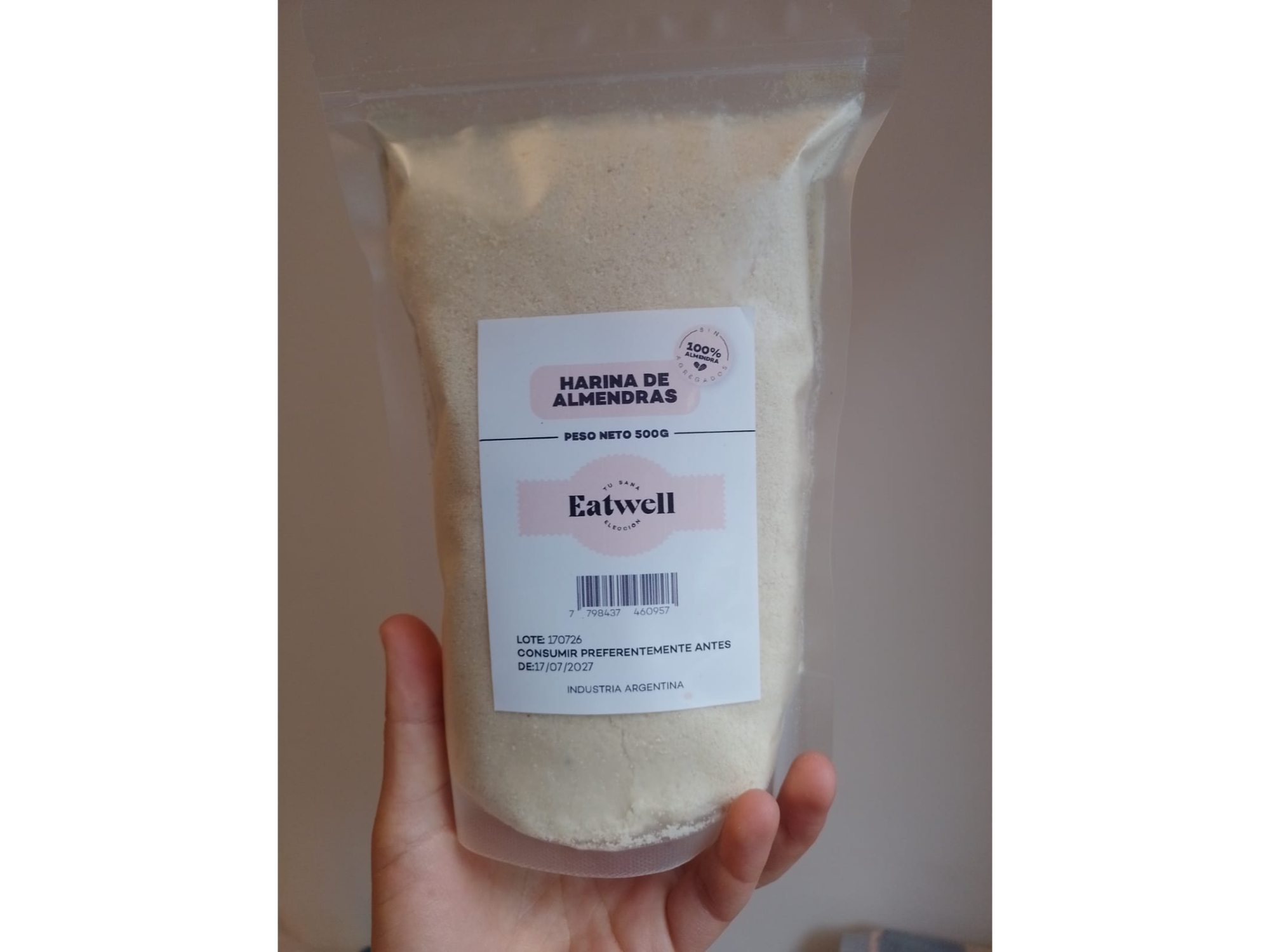 Harina de Almendras Pura Eatwell x 500 gr.