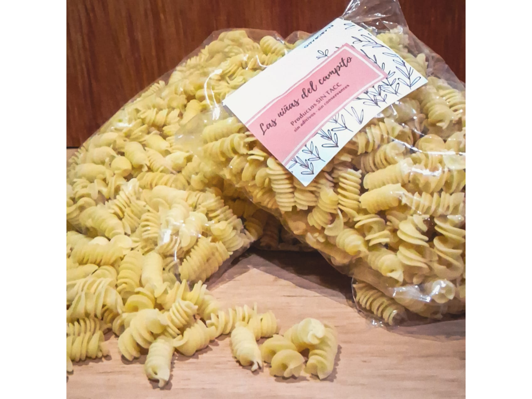 Fusilli de Arroz integral Sin T.A.C.C. Las Niñas del Campito