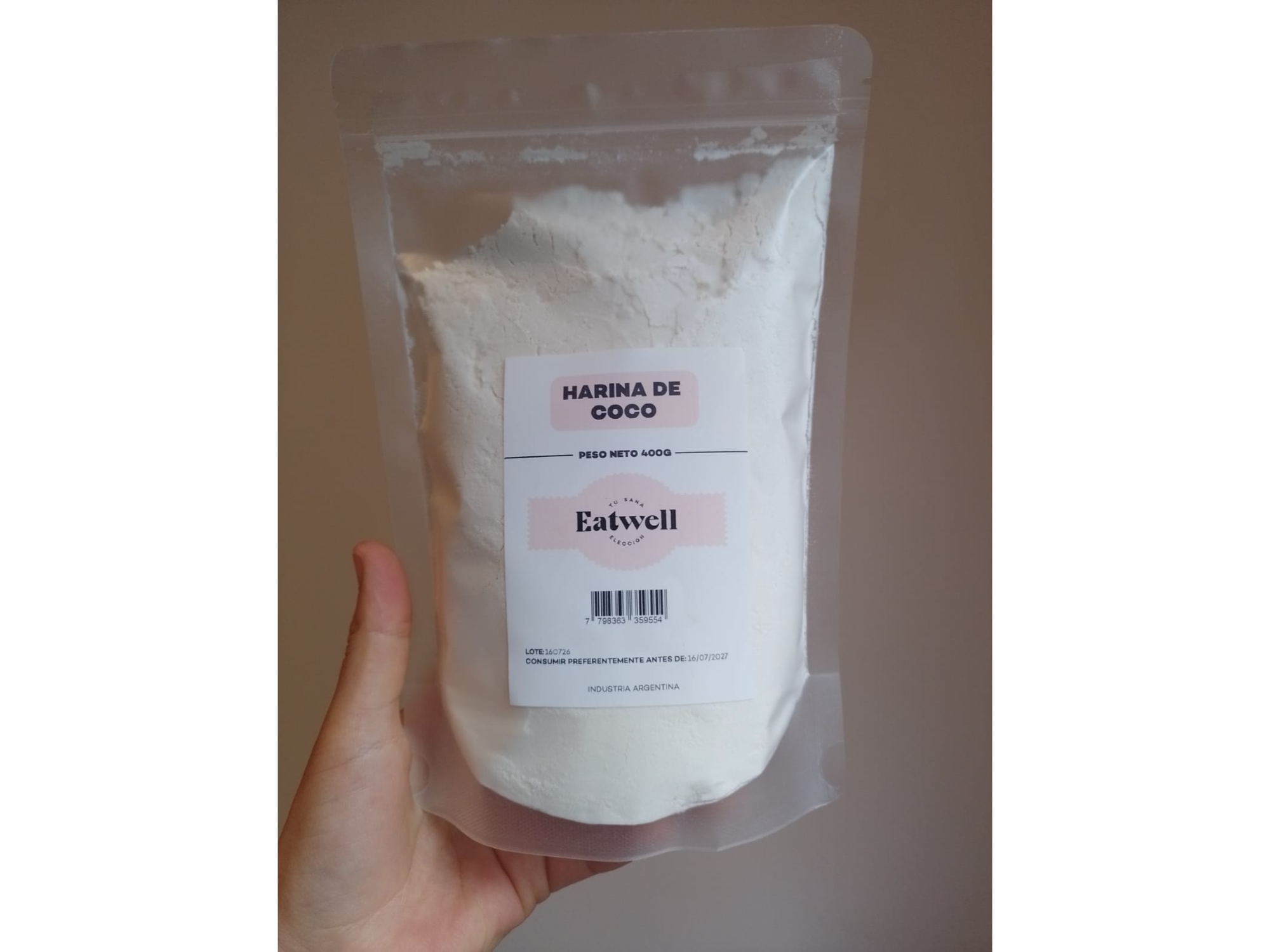 Harina de Coco Eatwell x 400 gr.