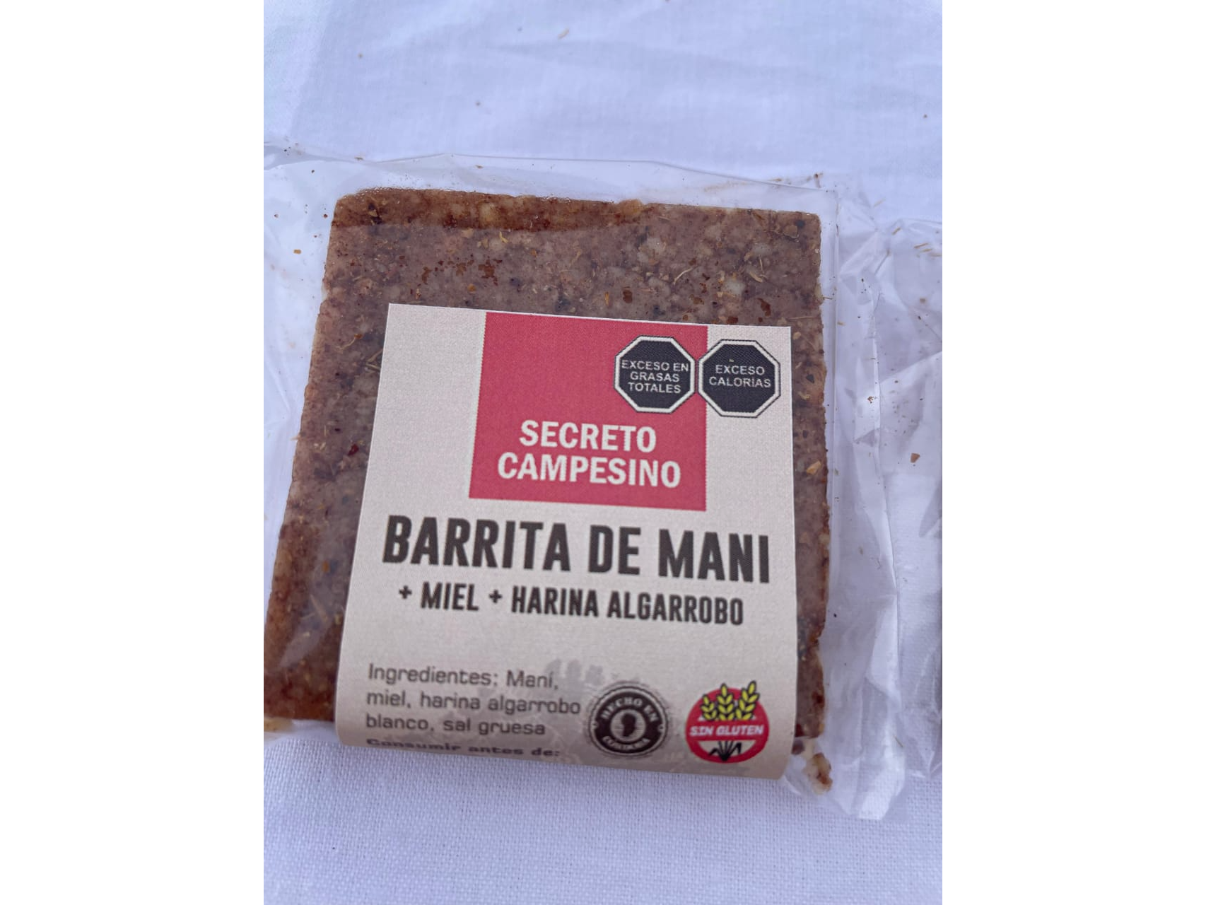 Barritas de Maní