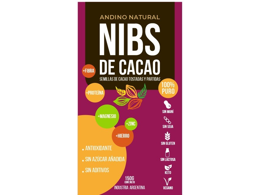 Nibs de cacao orgánico