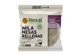 Milanesa Rellena de Vegetales salteados al Wok (VEGANA)