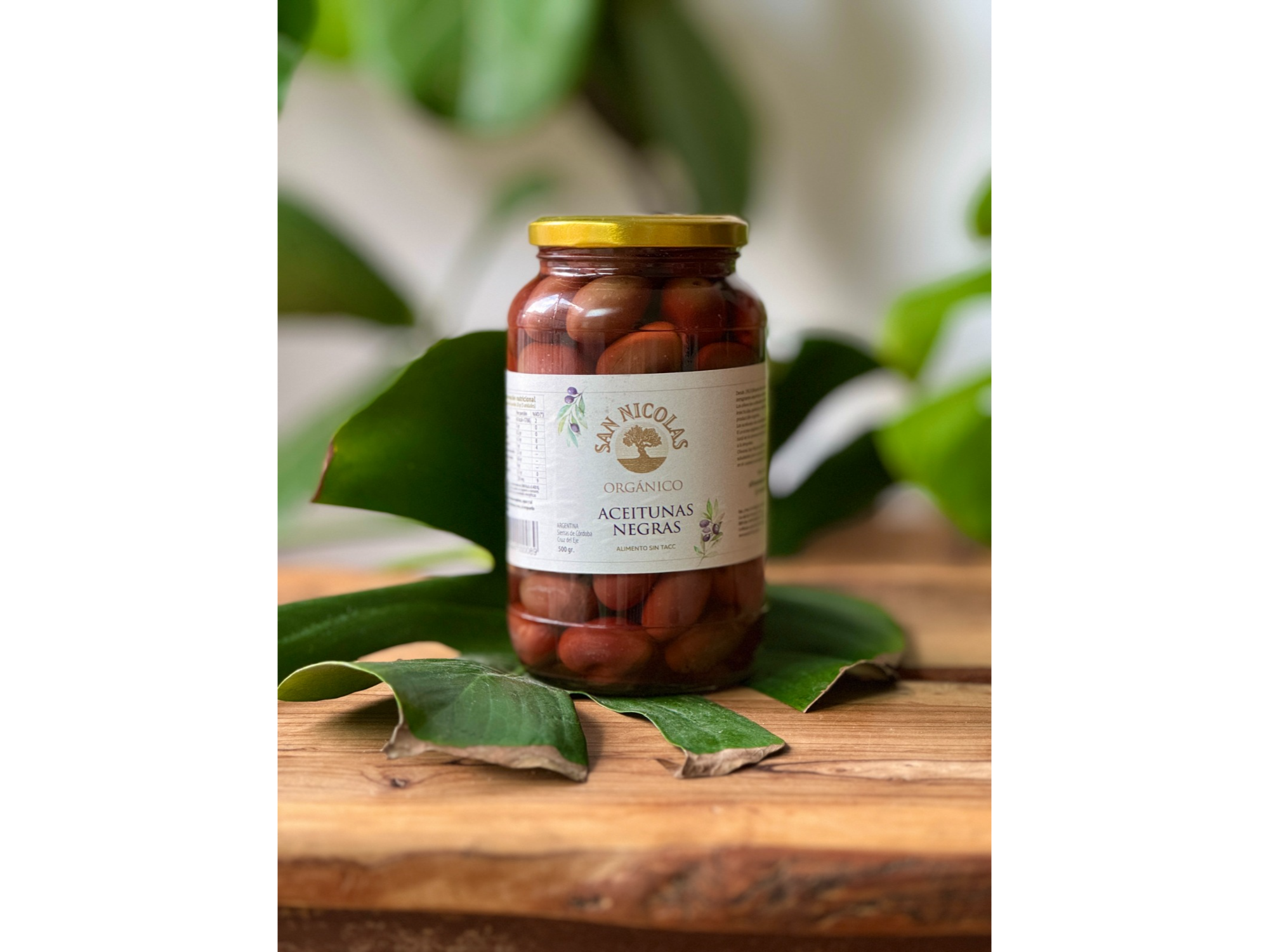 Aceitunas negras organicas 500