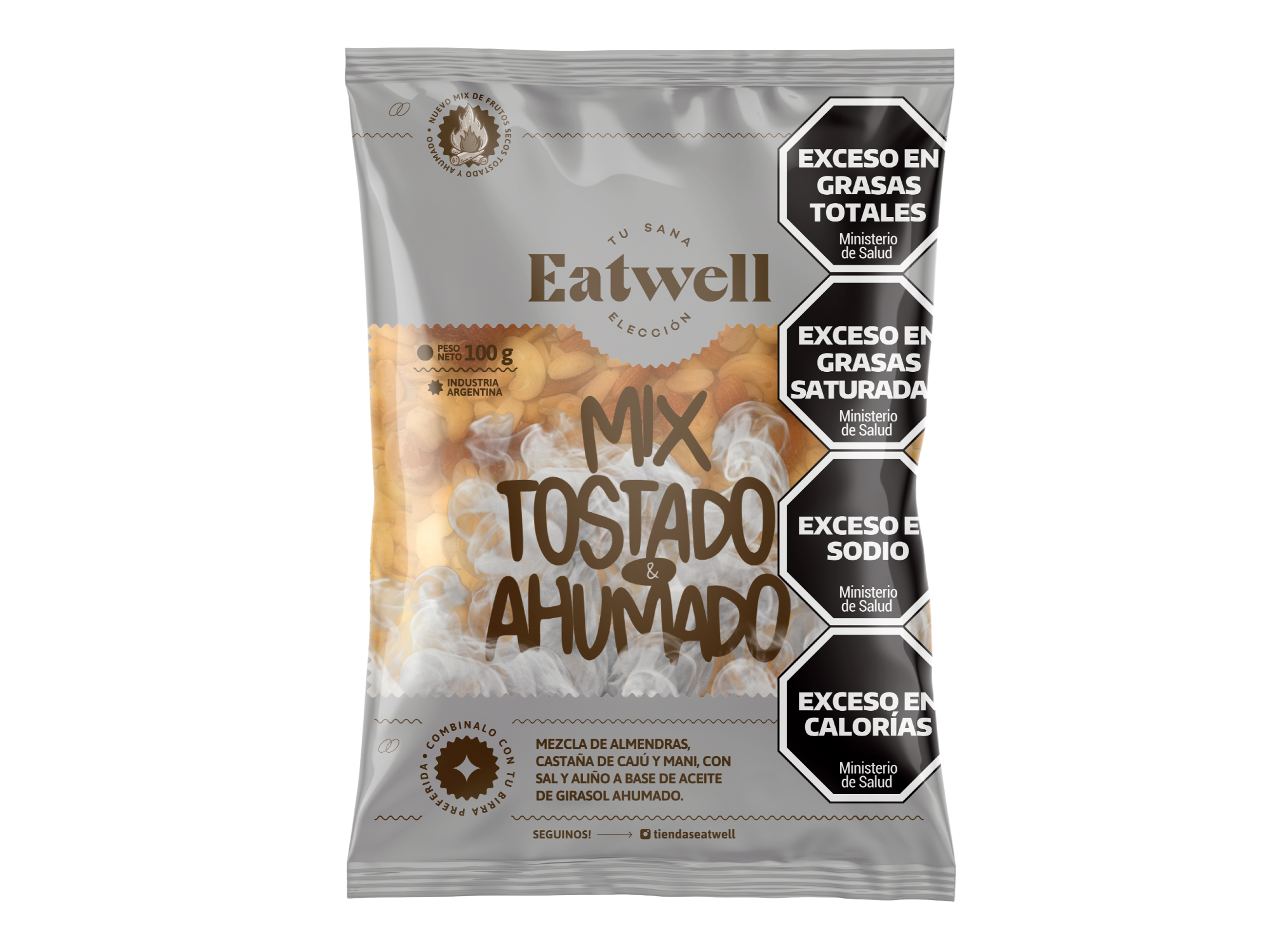 Mix Frutos Secos Tostado y Ahumado