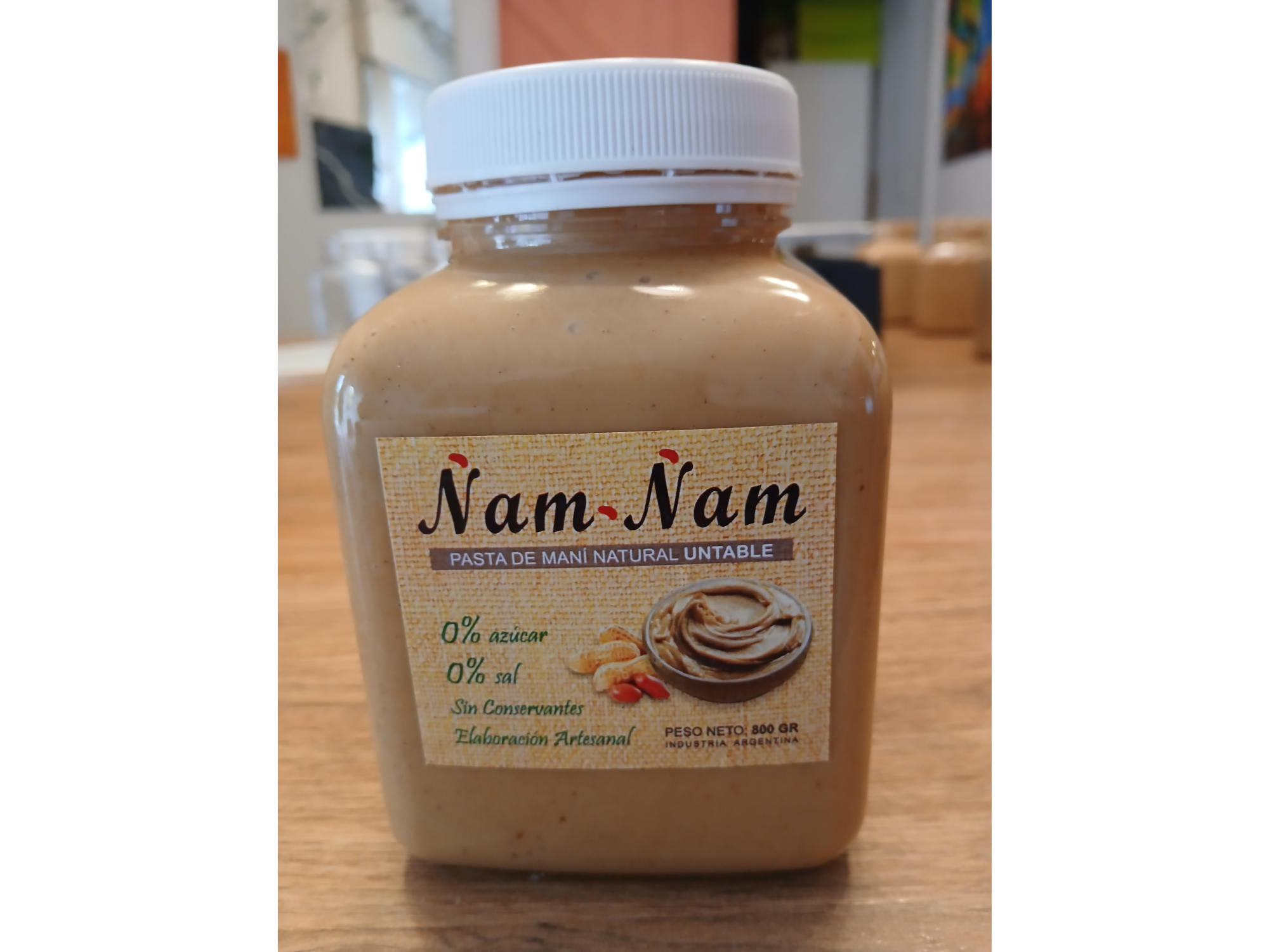 Pasta de maní Natural 800