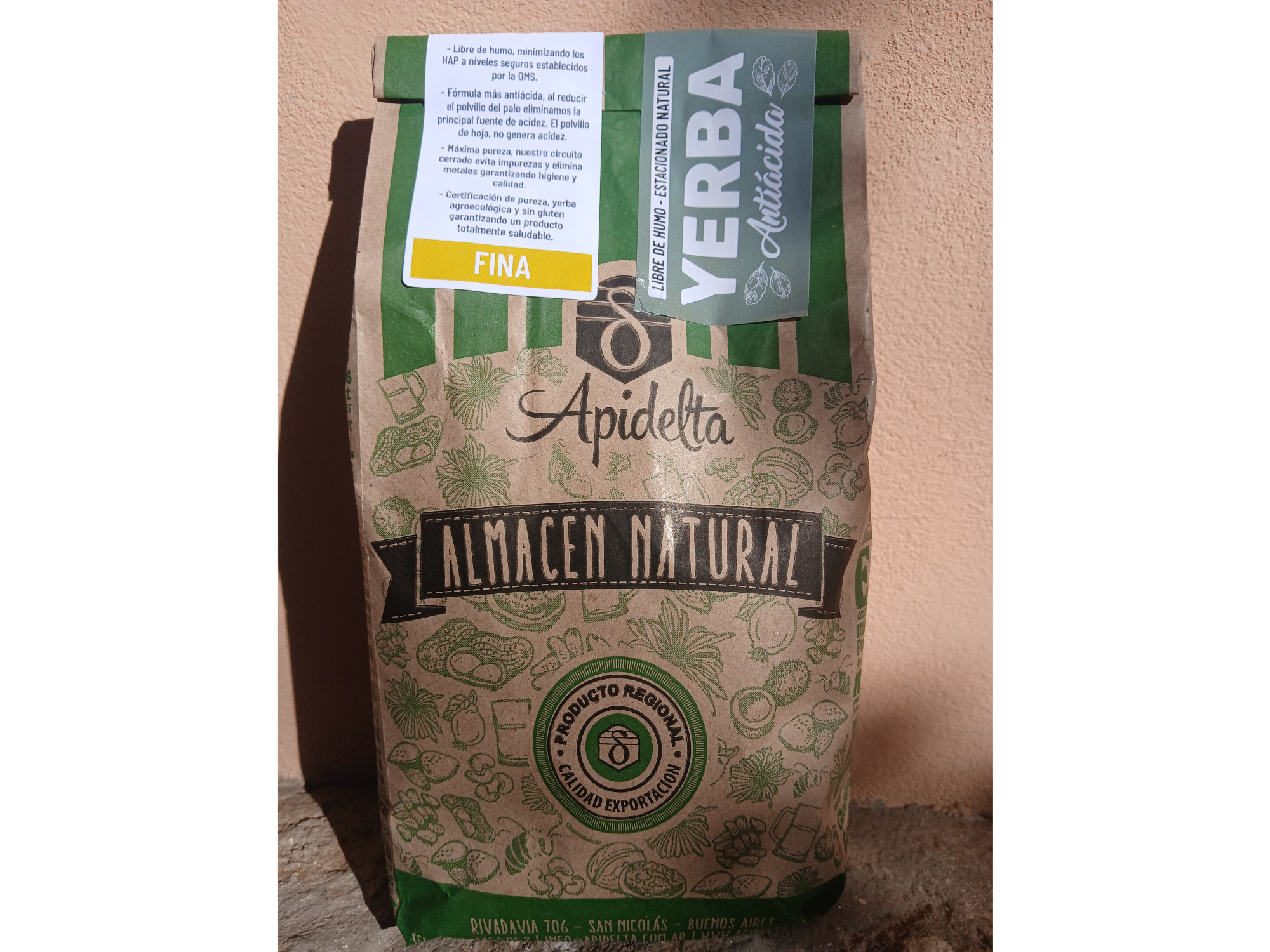 Yerba Agroecológica molienda fina