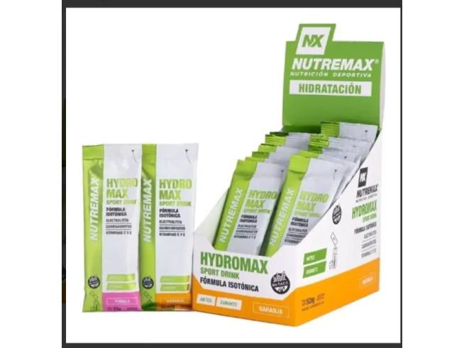 CAJA HYDROMAX SPORT DRINK 20 UND 33GR C/U