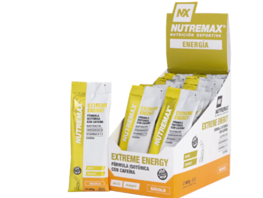 CAJA EXTREME ENERGY DISPLAY 20 UND 40G NARANJA