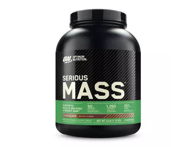 SERIOUS MASS OPTIMUM NUTRITION  6LB