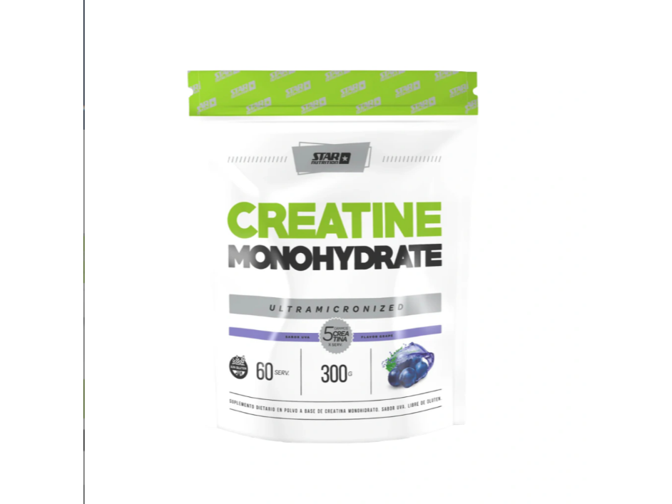 CREATINA 300GR DOY PACK STAR NUTRITION SABOR UVA