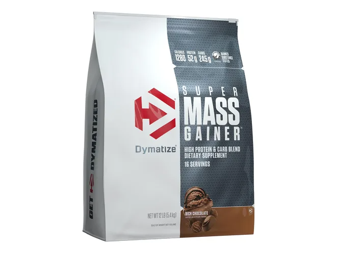 SUPER MASS GAINER DYMATIZE  5,4 KG VAINILLA