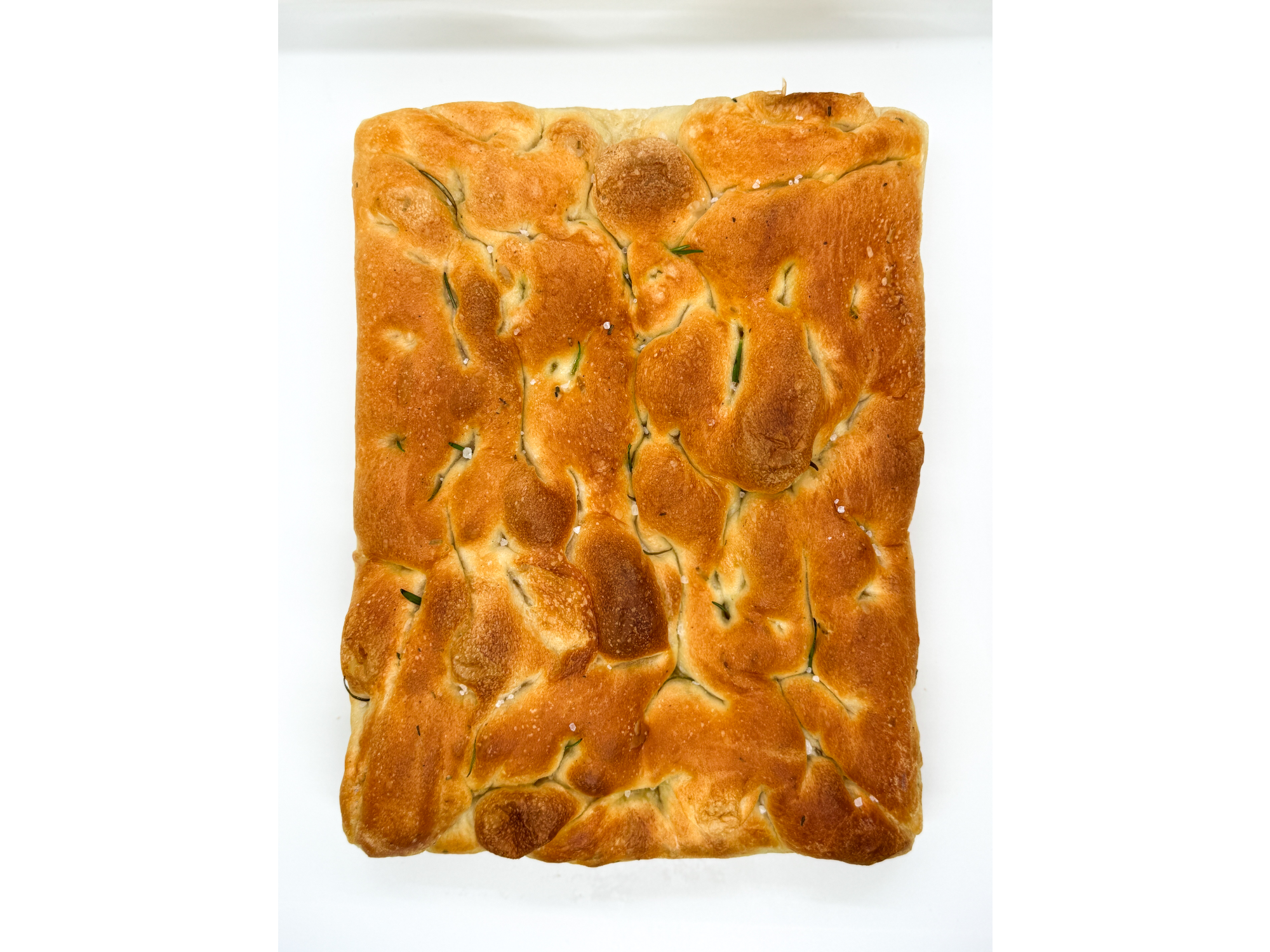 Focaccia entera Clásica de romero y aceite de oliva