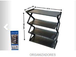 RACK PLEGABLE PARA ZAPATOS