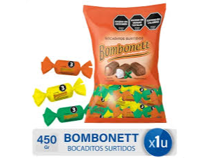Bombett bombones en bolsitas 142grs