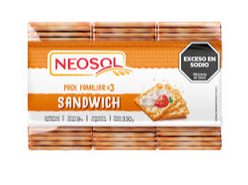 Sandwichera clásica x3.x6 paquetes