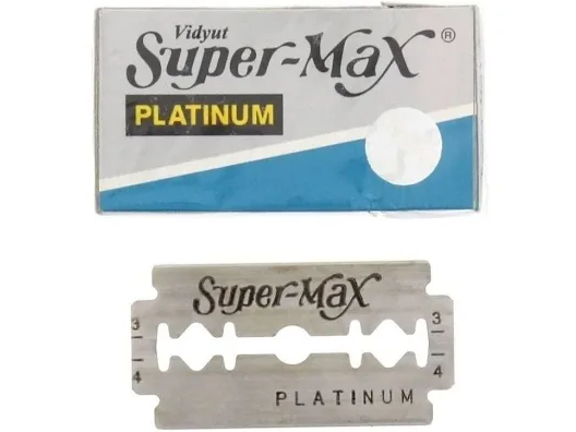 Super Max hoja de afeitarx5