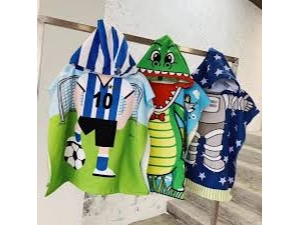 ponchitos toallones niños y niñas