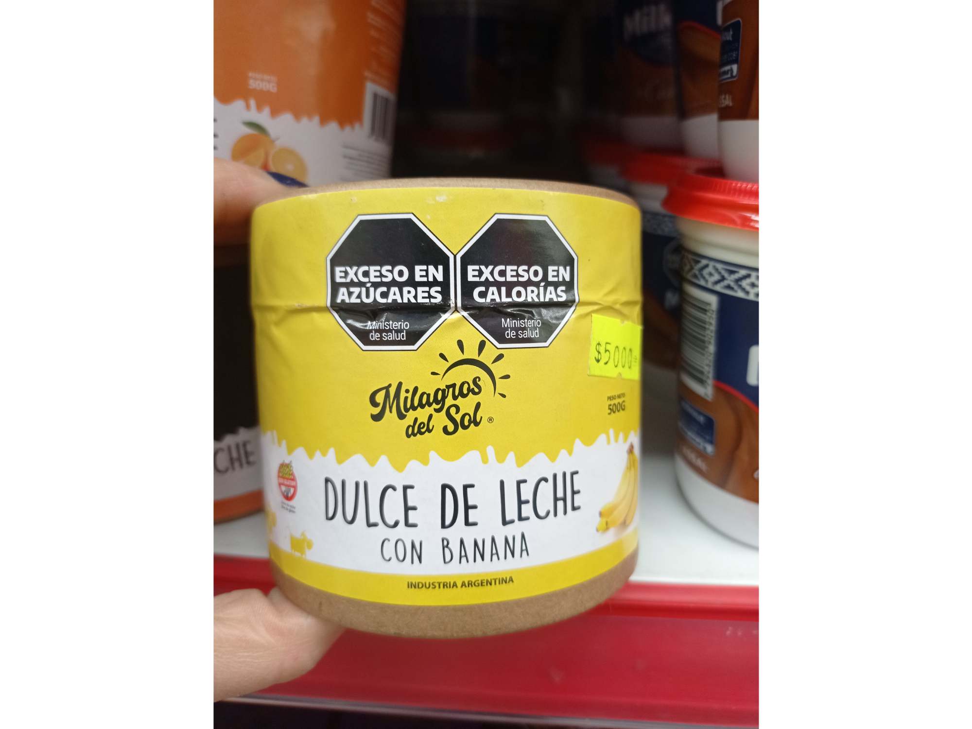 Milagros del sollñ dulce de leche con banana kg