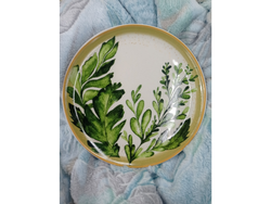 Corona plato cerámica Colombia 21cm apto microondas