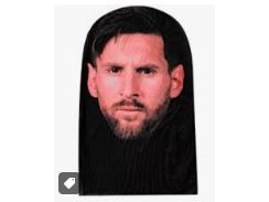 mascara de messi microperforada