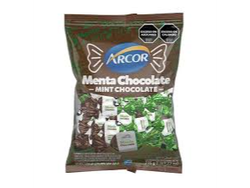 Arcor caramelo menta con chocolate 715 grs