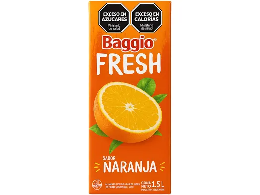 Baggio fresh naranja 1.5 caja x8