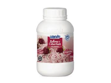 Ledevit cobertura frutilla 500 ml