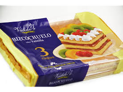 Válido biscochuelo vainilla