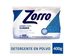 Zorro jabón en polvo 400 grs