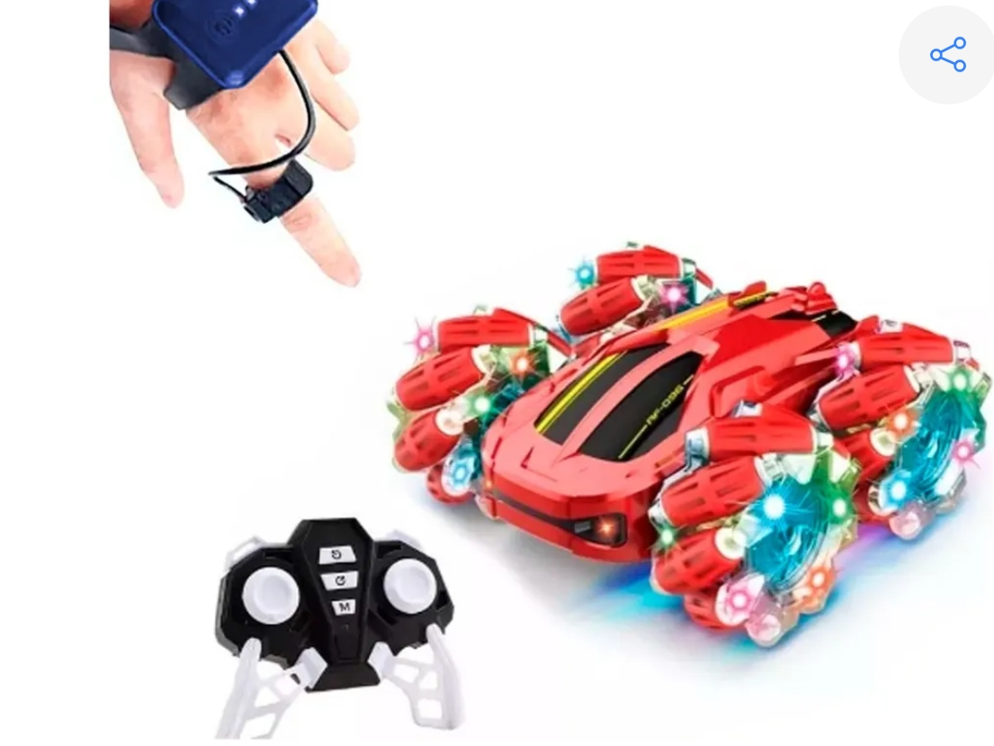 Stunt amphibious car se controla con la mano