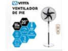 vitta ventilador de pie con aspas de metal