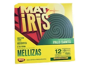 mat iris espiral palo santo caja x12