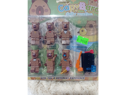 Capibara con accesorios tipo play mobil