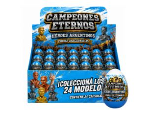 huevitos con busto coleccionable
