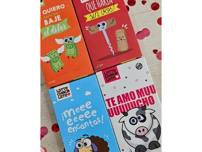 Chocolates con frases